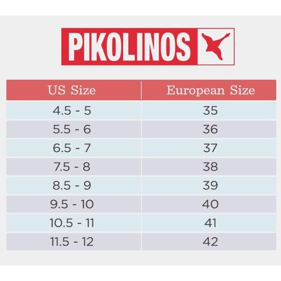 Pikolinos Sandals Puerto Vallarta Womens Size 39 US 8.5 -9 Tan Leather T Strap - Picture 12 of 12